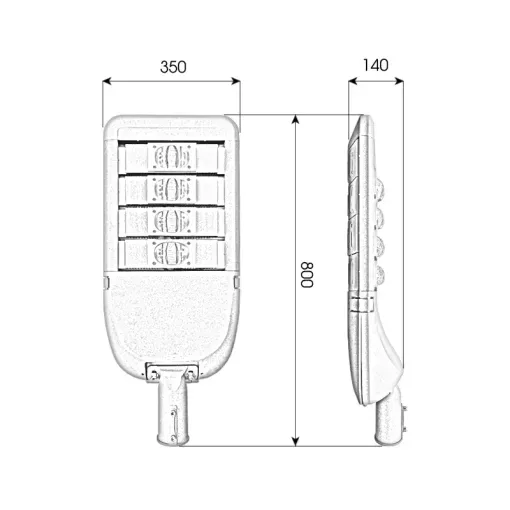 Đèn đường cao áp 200W Chất lượng đỉnh cao - D02 - Ảnh 10