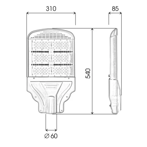 Đèn đường cao áp 150W lắp ráp tại Việt Nam - D13 - Ảnh 9