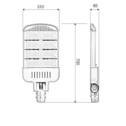 Đèn đường cao áp 200W Thương hiệu uy tín tại Việt Nam - D14 - Ảnh 10