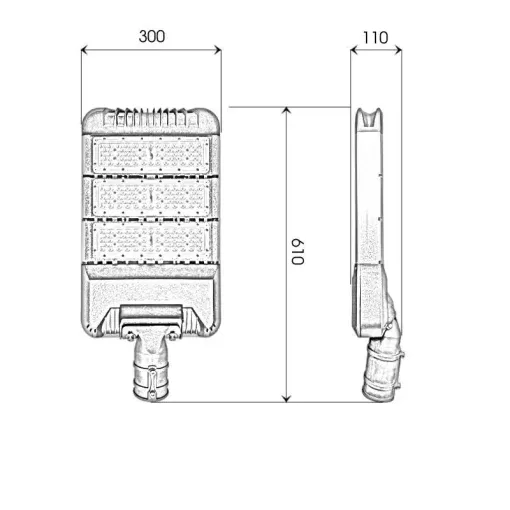 Đèn đường cao áp 150W giảm tiêu thụ điện - D15 - Ảnh 8