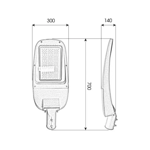 Đèn đường cao áp 150W giá tại nhà máy - D20 - Ảnh 5