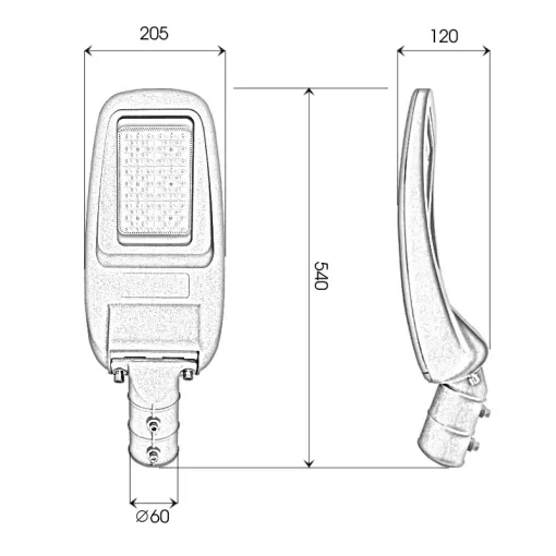 Đèn đường cao áp 50W lắp ráp tại Việt Nam - D20 - Ảnh 10