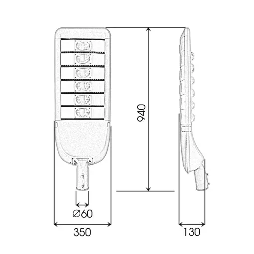 Đèn Đường cao tốc 300W Chất lượng đỉnh cao - D02 - Ảnh 8