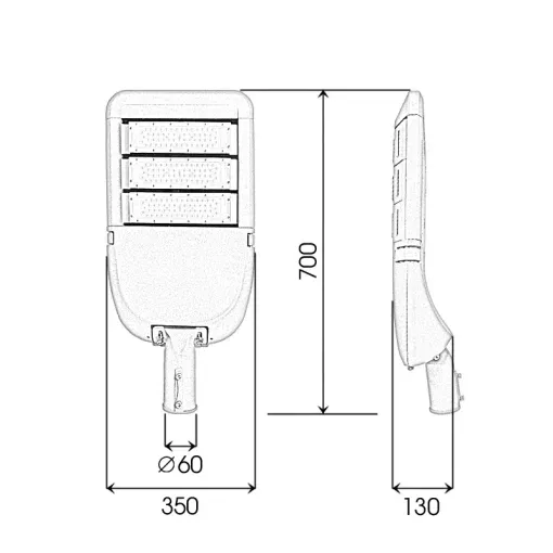 Đèn đường khu đô thị 150W cam kết chất lượng - D02 - Ảnh 8