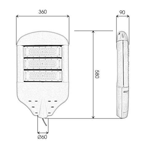Đèn Đường cao tốc 150W lắp ráp tại Việt Nam - D03 - Ảnh 8