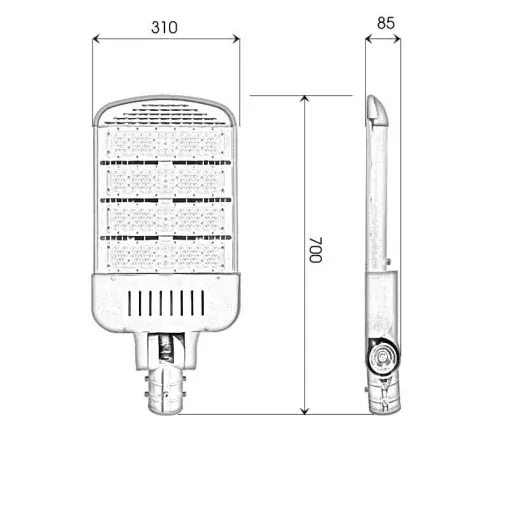Đèn đường khu đô thị 200W Thương hiệu uy tín tại Việt Nam - D14 - Ảnh 10