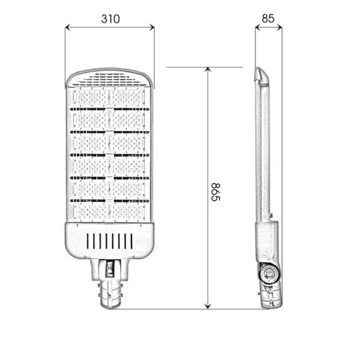 Đèn đường cao tốc 300W Bảo hành 3 năm - D14 - Ảnh 9