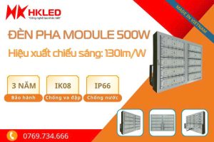 Đèn Pha LED Sân Bóng Đá 500w Tại Hà Nội
