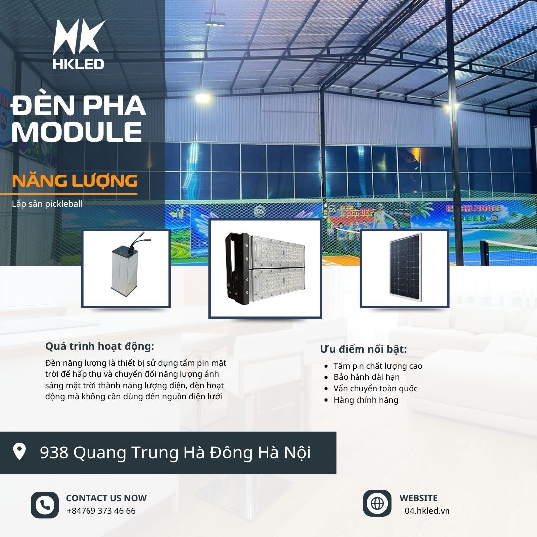 Đèn LED Sân Bóng Đá NLMT Cho Dự Án